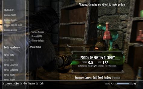 fortify alchemy potion